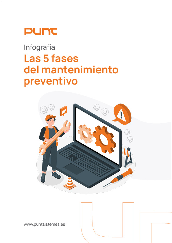 Infografía: las 5 fases del mantenimiento preventivo