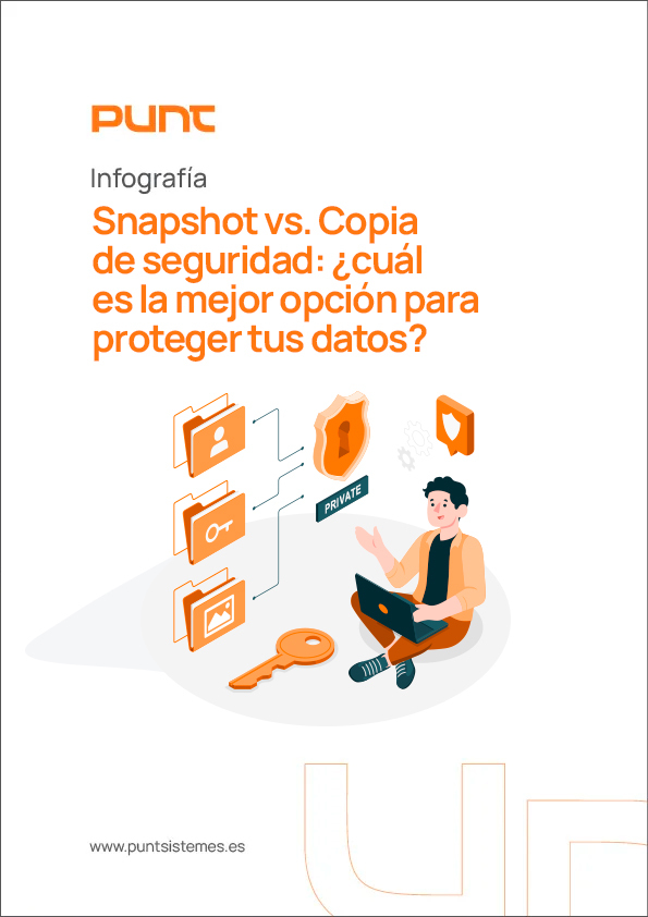 Infografía: Snapshot vs. Copia de seguridad